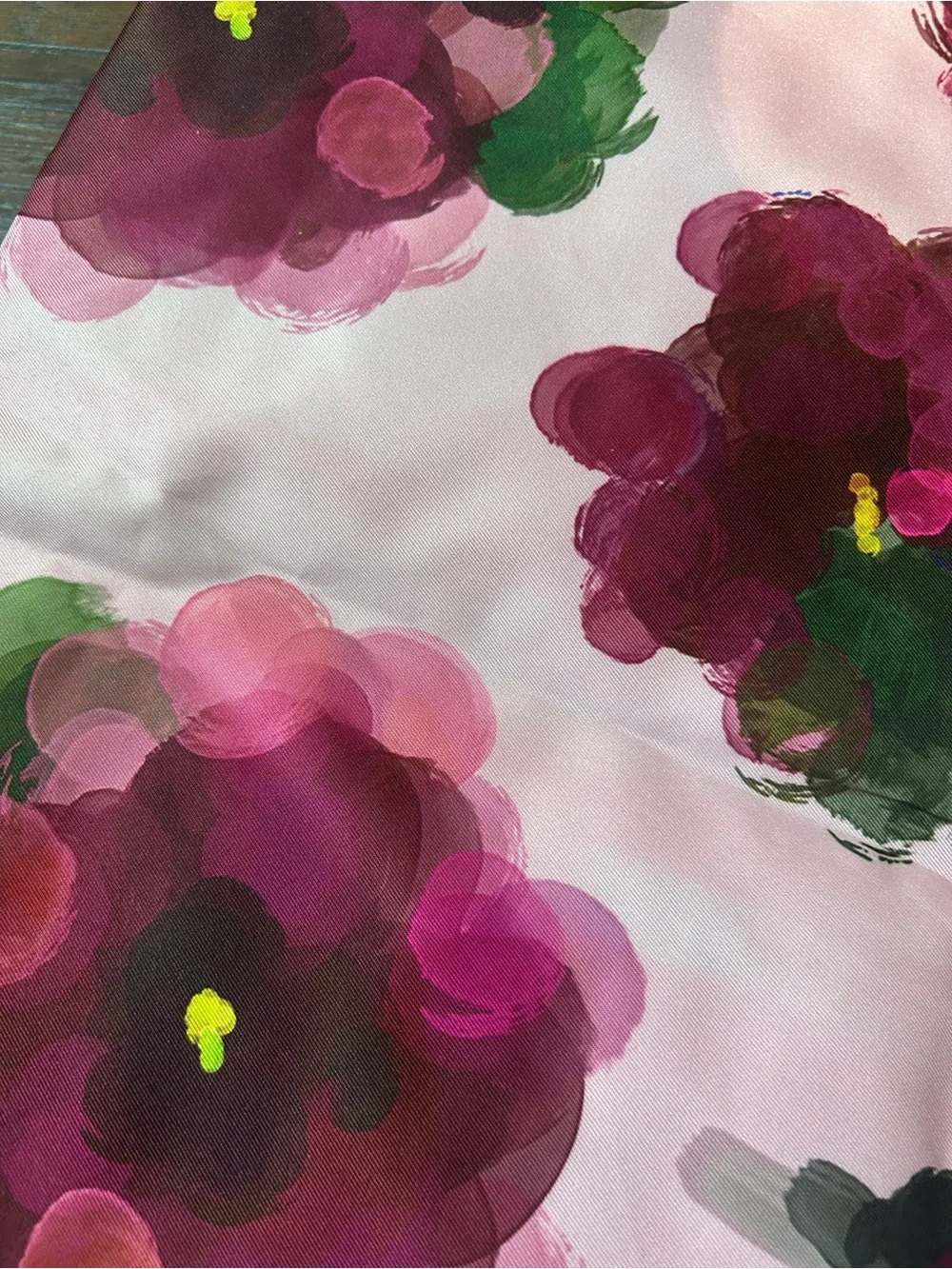 Clinique, Burgundy Floral Tote